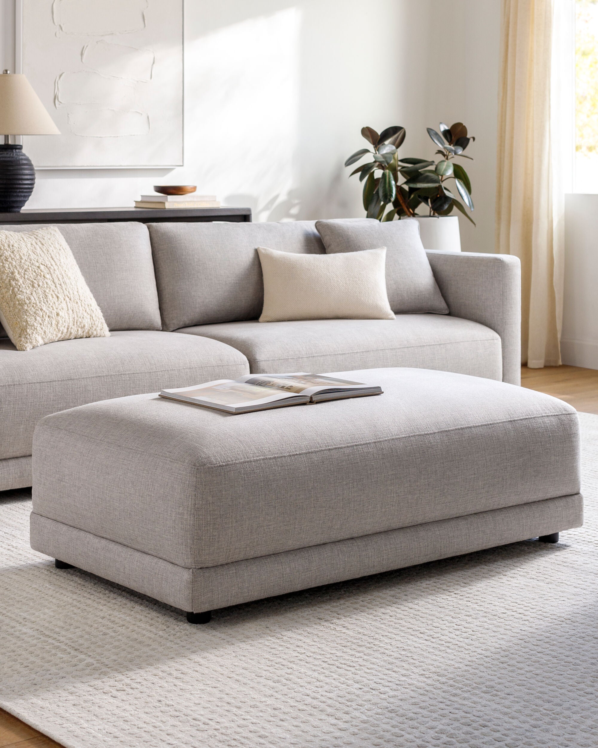Shown in a styled room
