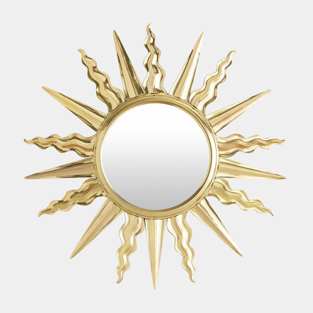 Solstizio Mirror, Brass