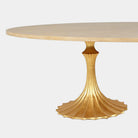 Scanalato Double Dining Table, Cerused