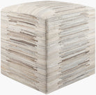 Zander hide ottoman
